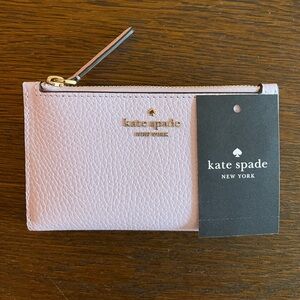 Kate Spade NWT Pebbled Leather Slim Bifold Wallet
